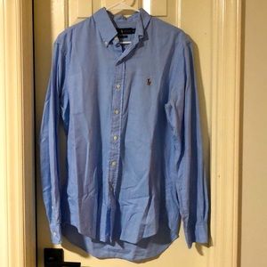 Ralph Lauren men’s blue button down shirt